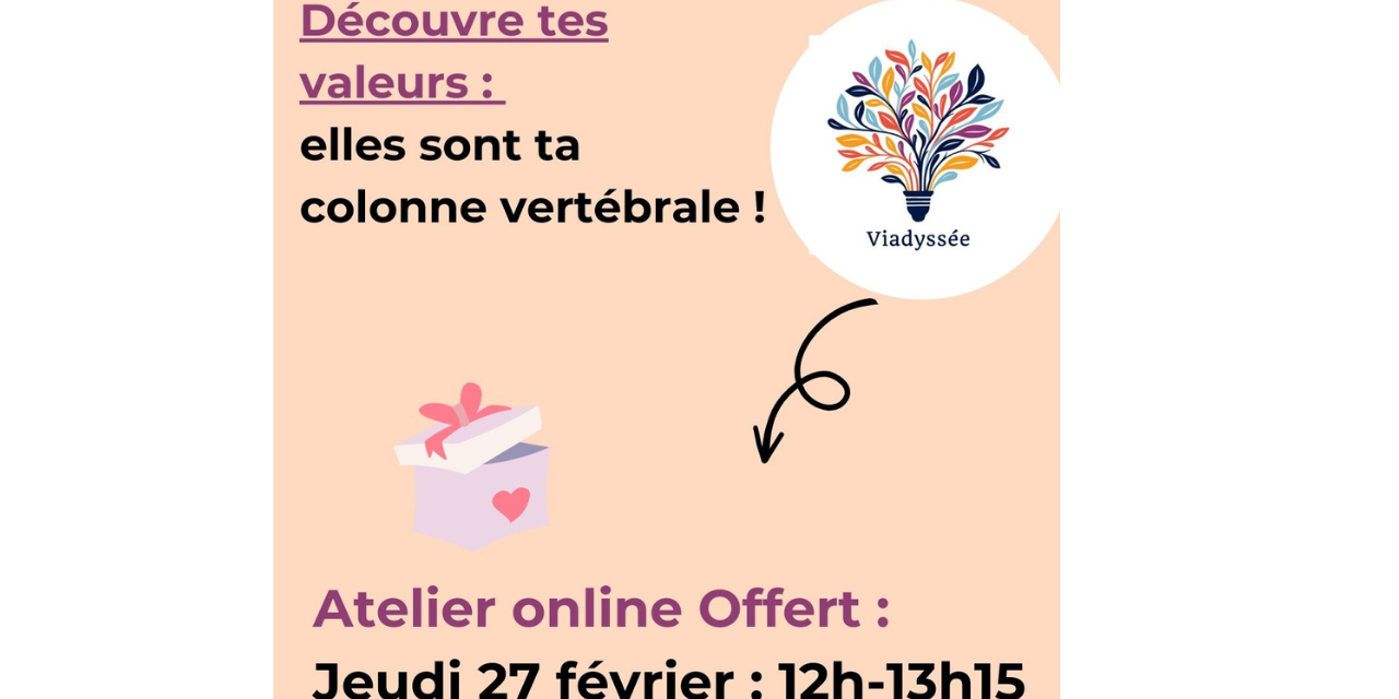 Atelier online sur les Valeurs 27 février