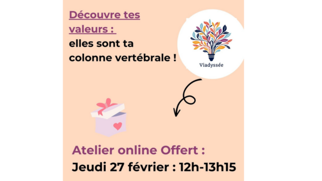 Atelier online sur les Valeurs 27 février