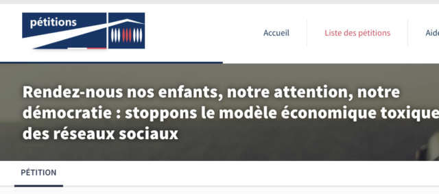pétition attention