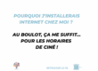Pourquoi j’installerais Internet chez moi ?